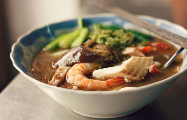 Fermented Fish Soup with Rice Vermicelli
